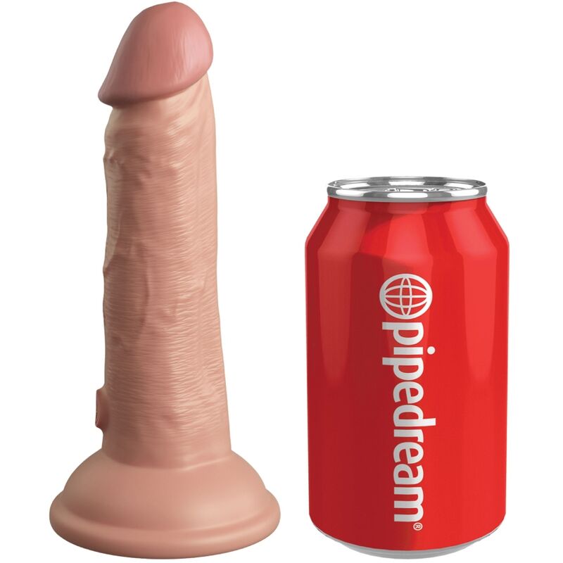 Gode Réaliste Vibrant Elite Silicone 15 ou 20 cm Ventouse - King Cock