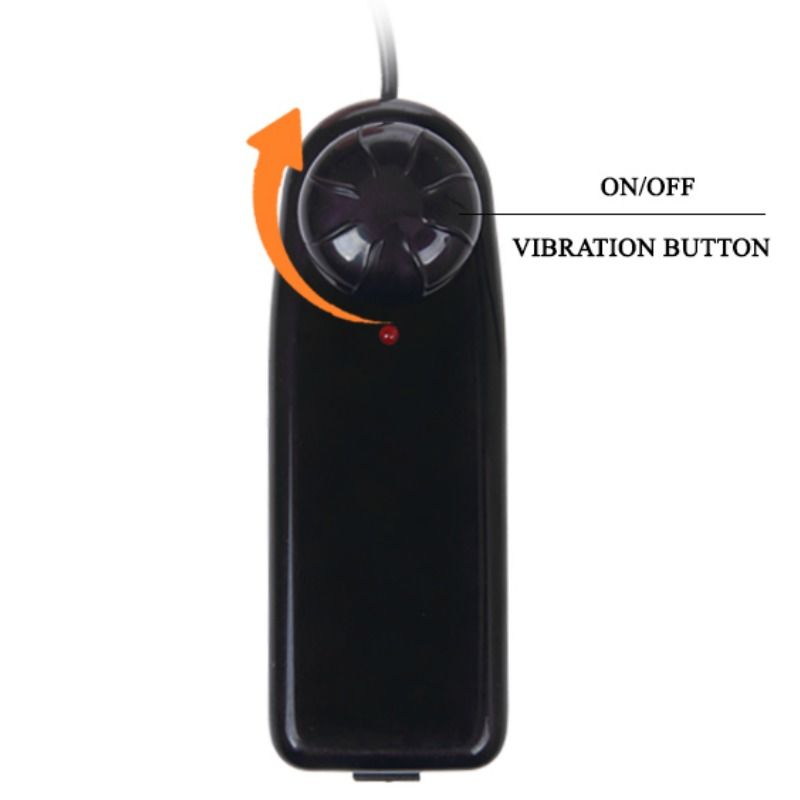 Gode Réaliste Vibrant Télécommandé Ventouse Veiné 23,5 cm - Baile