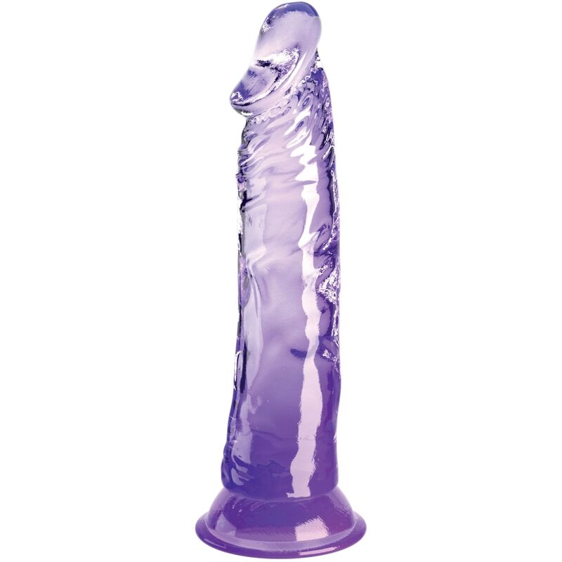 Gode Translucide King Cock Clear Sans Testicules - Ventouse Étanche
