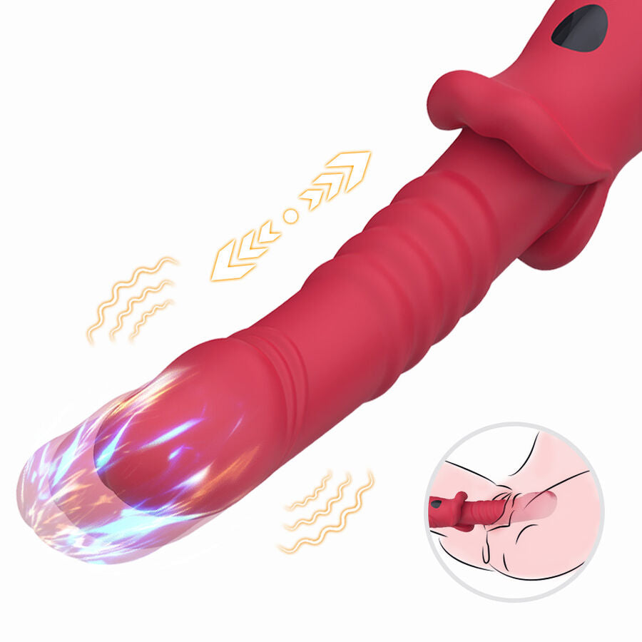 Gode Va-et-Vient Vibrant Point A Stimulant 9 Modes Rechargeable - Armony
