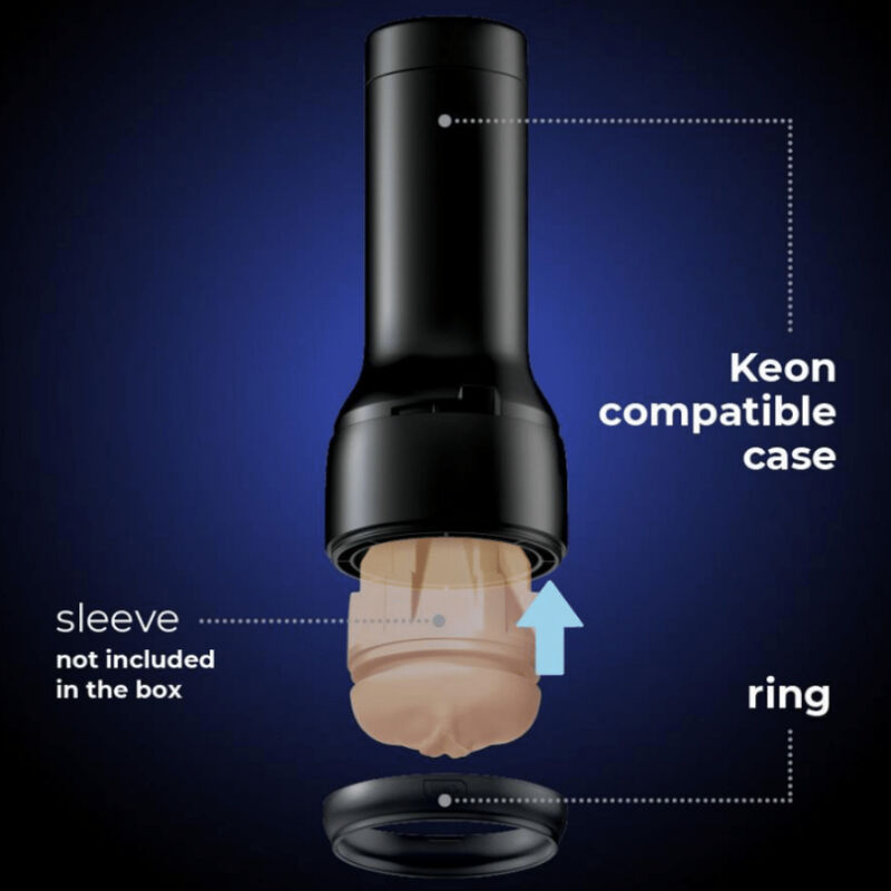 Housse Keon Compatible Universelle pour Masturbateur avec Anneau - Kiiroo