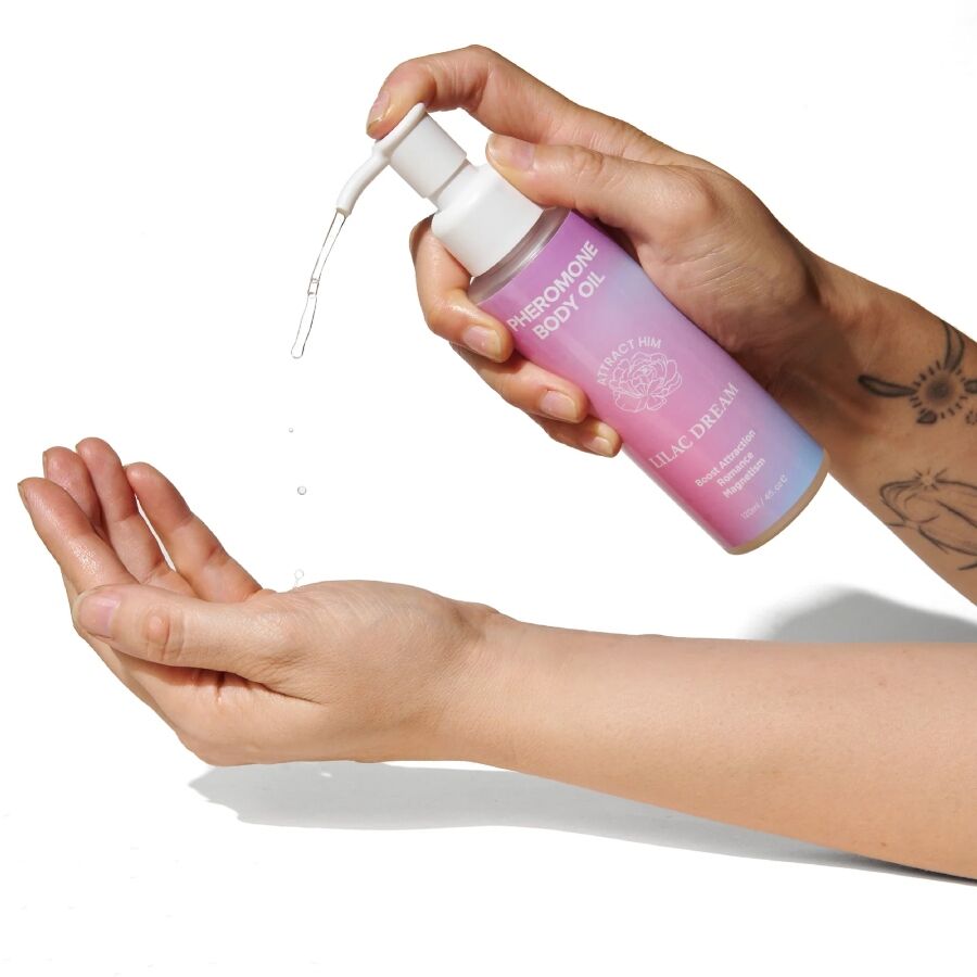 Huile Corporelle aux Phéromones Lilac Dream Vanille Musc 120 ml - Eye Of Love