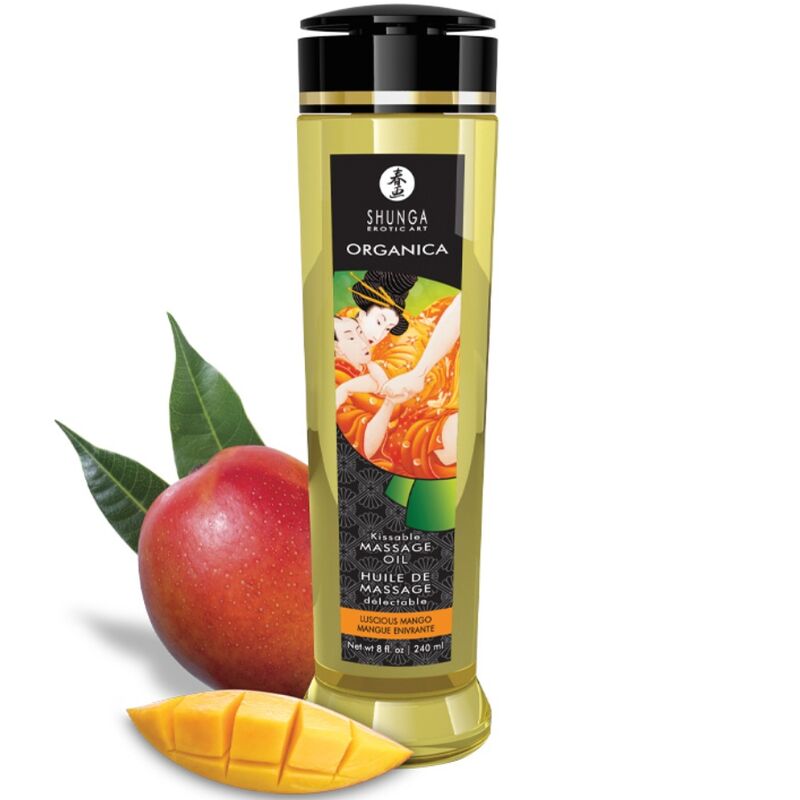 Huile de Massage Bio Comestible 240 ml - Shunga
