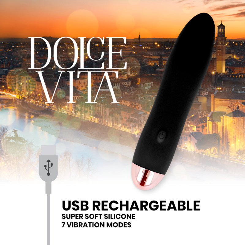 Vibromasseur Rechargeable Quatre - 7 Vitesses Silicone - Dolce Vita