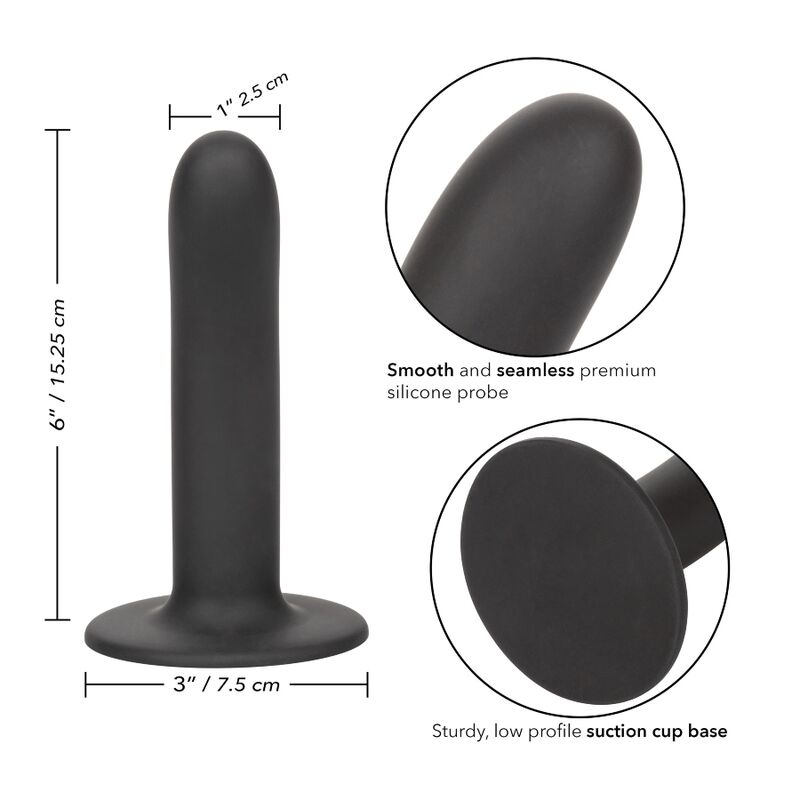 Gode Compatible Harnais Boundless Lisse Silicone 2 Tailles - CalExotics
