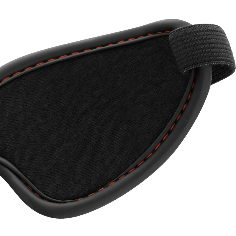 Masque Bandeau BDSM Premium Doublure Néoprène Réglable - Begme