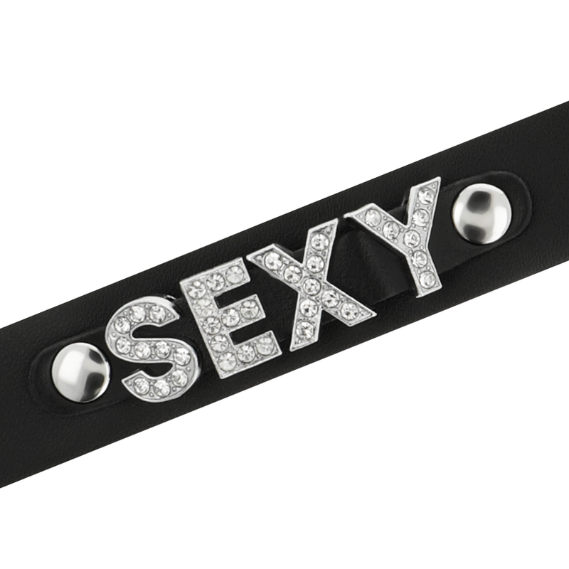 Collier Ras de Cou BDSM Chic Desire Cuir Végan Réglable - Coquette