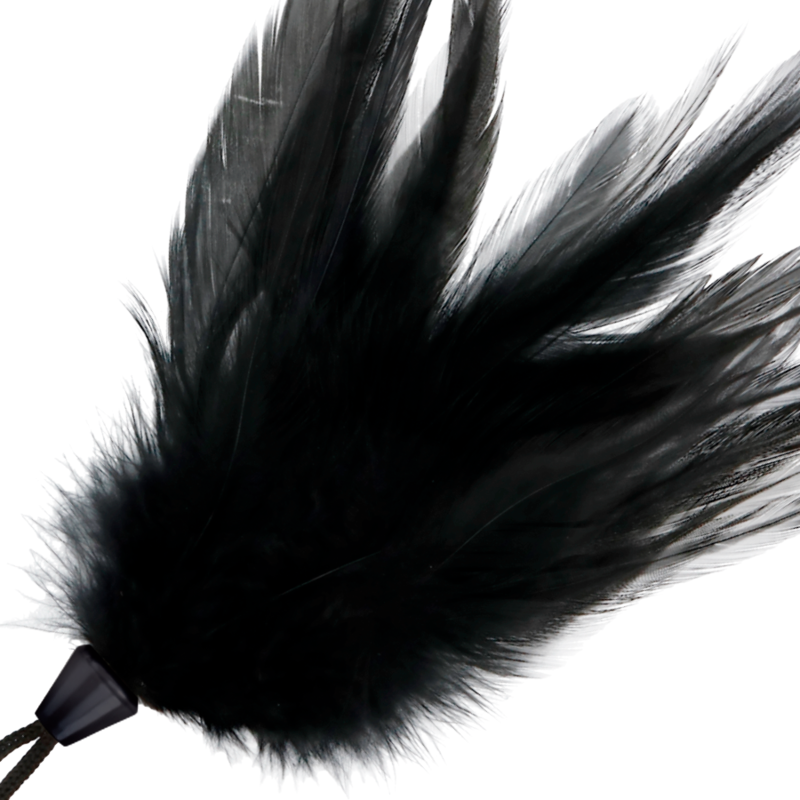 Plumeau Érotique Stimulant Mini Plumes 17 cm - Darkness