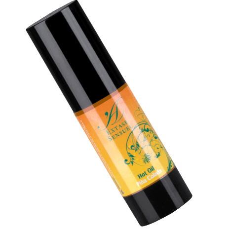 Huile de Massage Chauffante Piña Colada - Effet Thermique - Extase Sensual