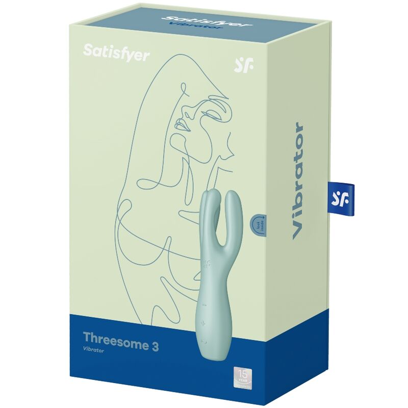 Vibromasseur Clitoridien Threesome 3 Bras Flexibles 12 Modes - Satisfyer
