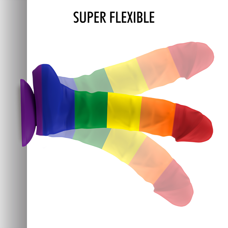 Gode Ventouse Corey Pride Silicone Couleurs Fierté 2 Tailles - Mythology Fantasy