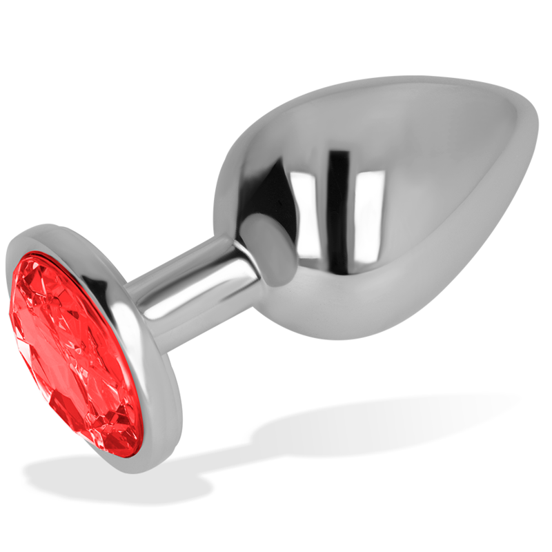 Plug Anal Bijou Cristal Métal Embout Effilé - Ohmama