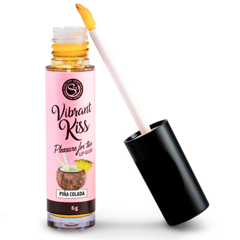 Gloss à Lèvres Vibrant Kiss Comestible - Secretplay