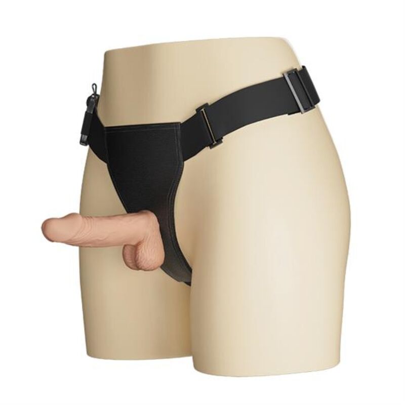 Gode Ceinture Harnais Réglable Réaliste Vibrant 3 Modèles - Baile