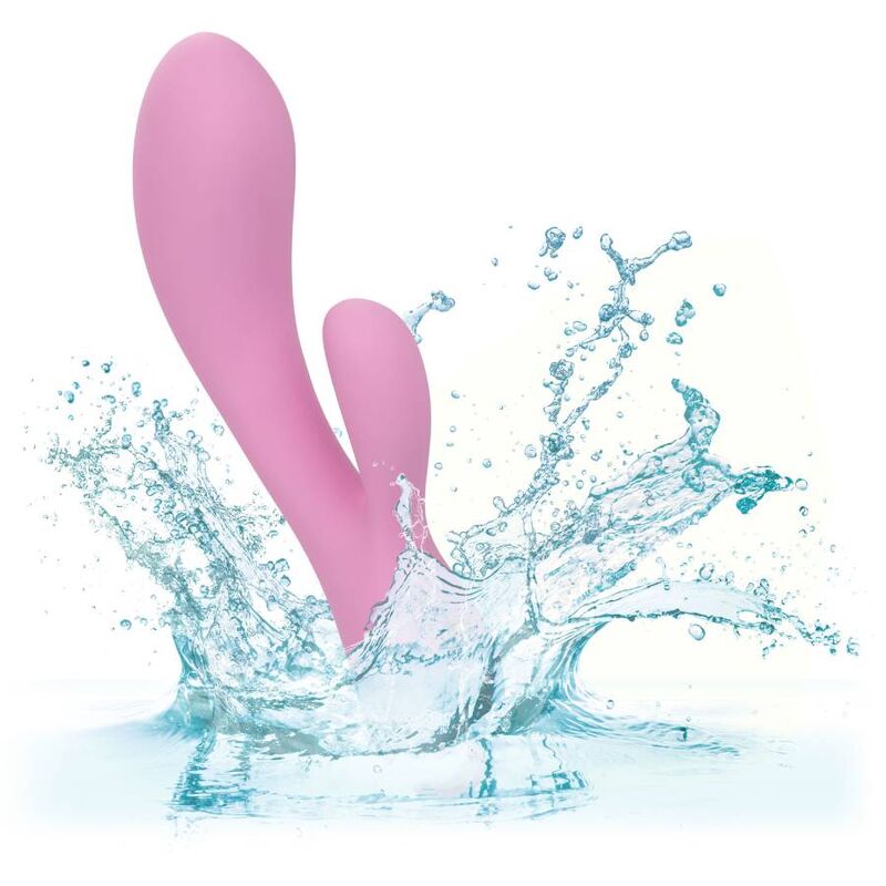 Vibromasseur Rabbit Contour Flexible 10 Fonctions Double Moteur - CalExotics