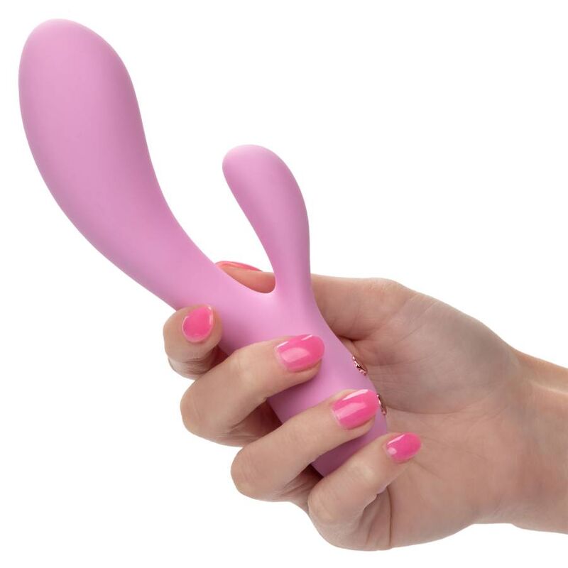 Vibromasseur Rabbit Contour Flexible 10 Fonctions Double Moteur - CalExotics