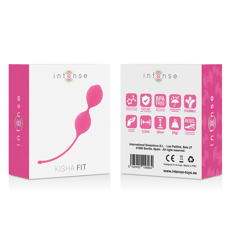 Boules de Kegel Kisha Fit - Silicone Doux Tonification Pelvienne - Intense