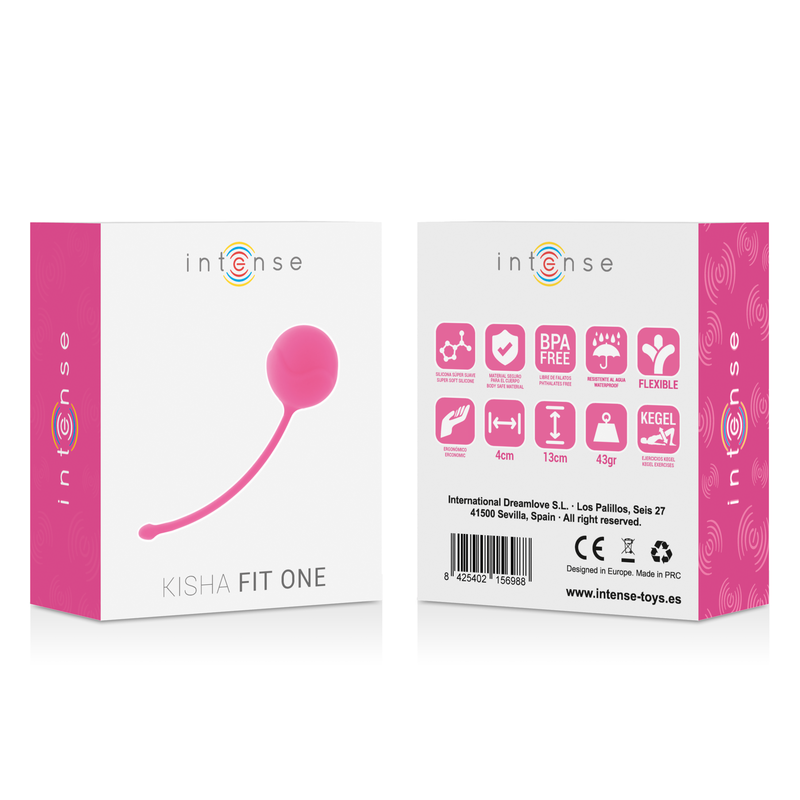 Boule de Kegel Kisha Fit One - Silicone Doux Renforcement Pelvien - Intense