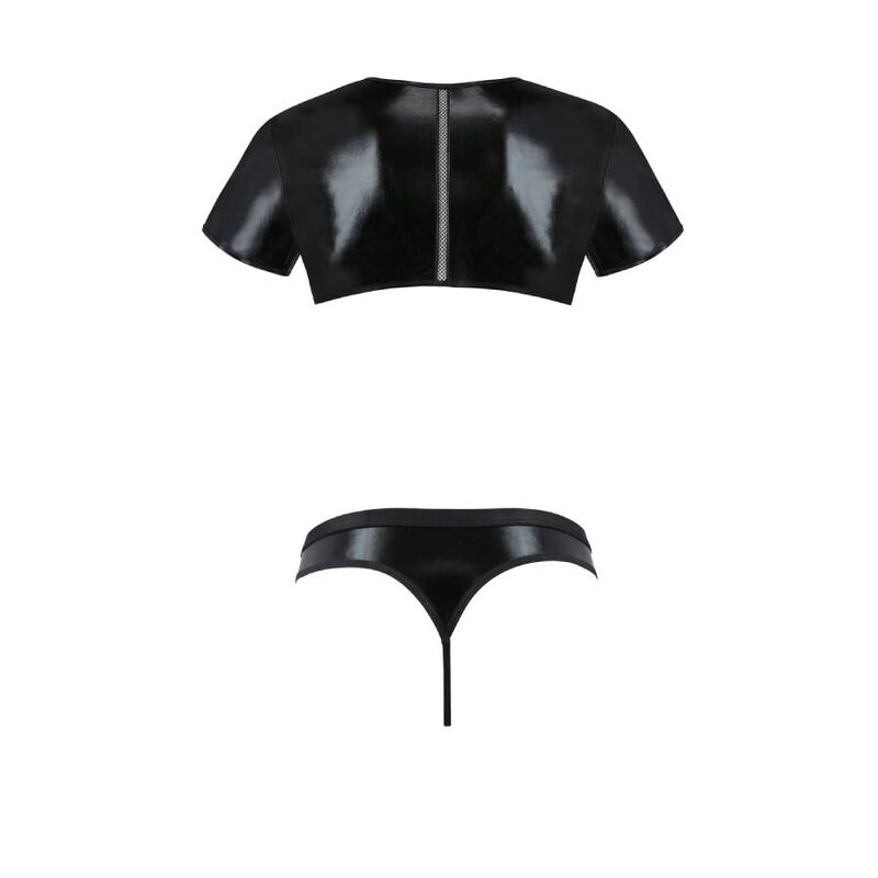 Ensemble Lingerie Homme Peter Noir Polyester Stretch L/XL - Passion Men