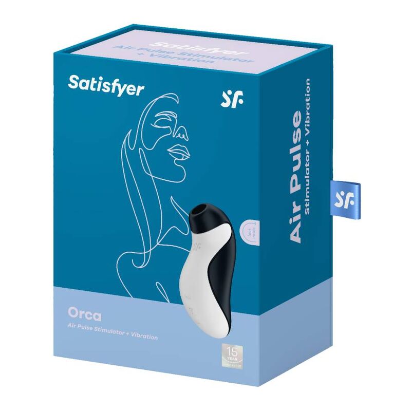 Stimulateur Clitoridien Orca Vibration et Aspiration 2 Moteurs IPX7 - Satisfyer