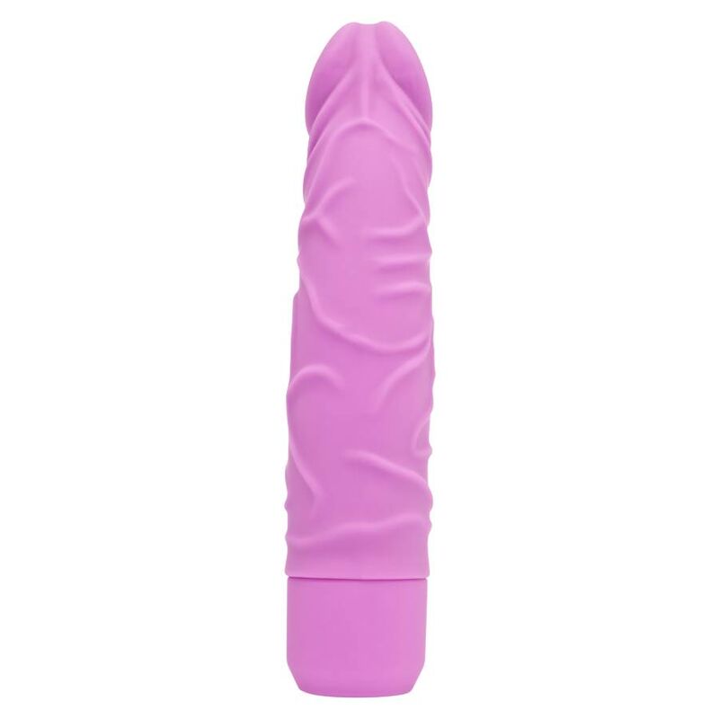 Vibromasseur Classique Silicone Incurvé 7 Vitesses Étanche 20 cm - Get Real