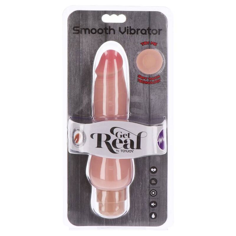 Vibromasseur Réaliste Double Densité Texture Peau - Get Real