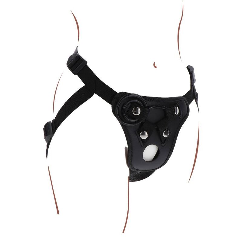 Harnais Gode Ceinture Dentelle Strap-On Réglable - Get Real