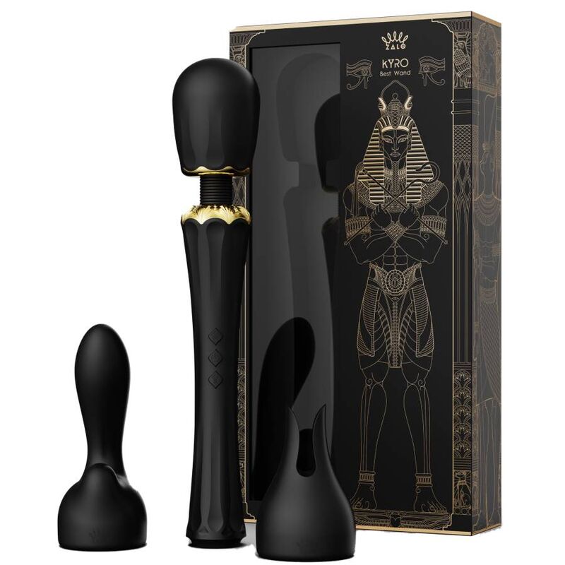 Vibromasseur Wand Kyro Direct Power 2.0 - 2 Embouts Interchangeables - Zalo