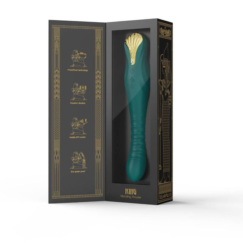 Vibromasseur King Propulseur Chauffant Connecté - Zalo