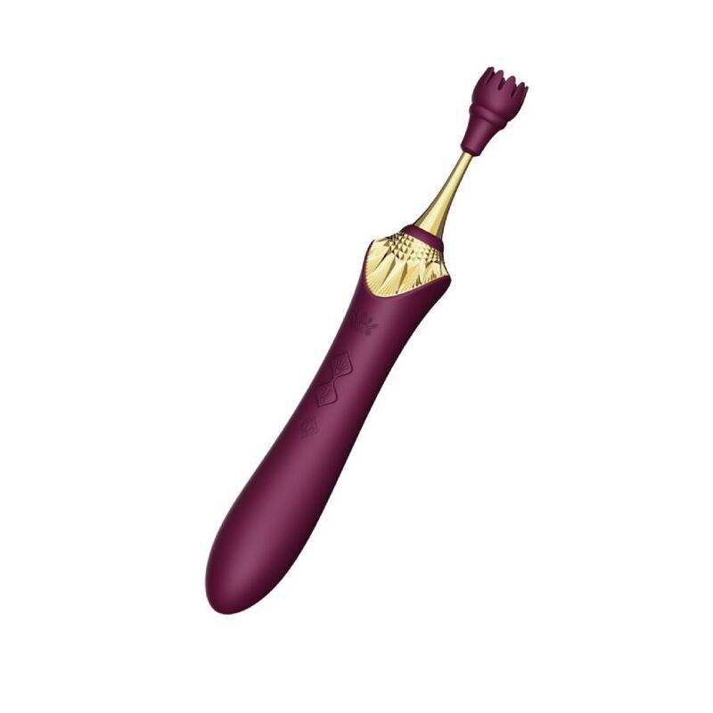 Stimulateur Multifonction Bess 2 Chauffant 4 Embouts Perles Anales - Zalo