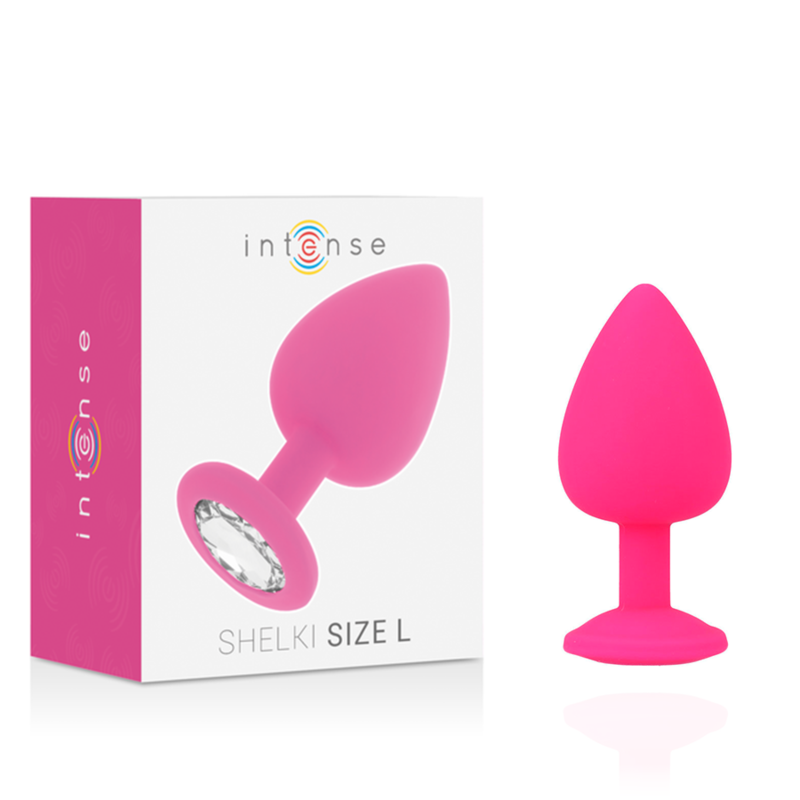 Plug Anal Shelki avec Base Diamant - Silicone Doux Étanche - Intense