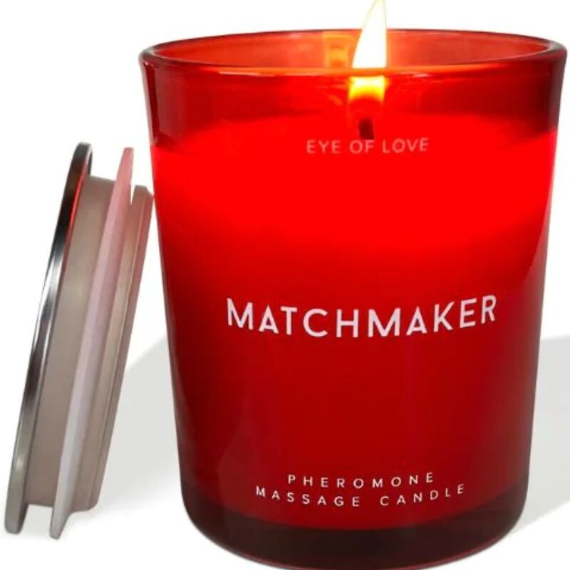 Bougie de Massage Matchmaker - Phéromones et Huiles Naturelles - Eye Of Love