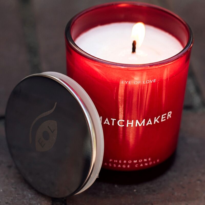Bougie de Massage Matchmaker - Phéromones et Huiles Naturelles - Eye Of Love