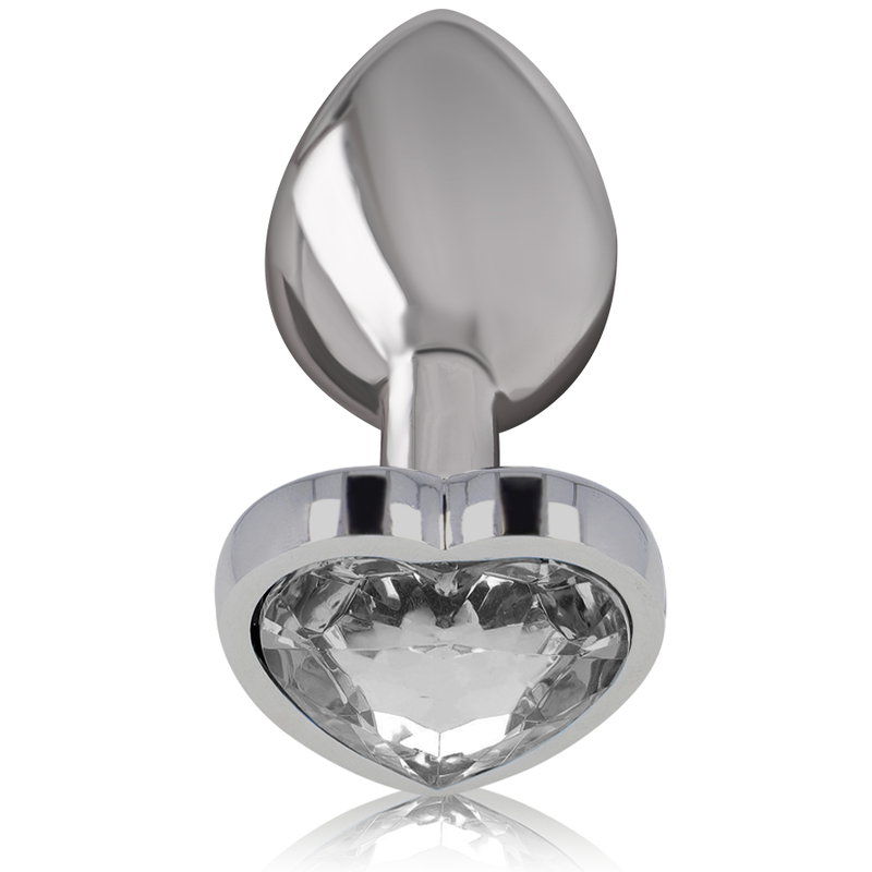 Plug Bijou en Aluminium - Base Cœur Brillante - Intense