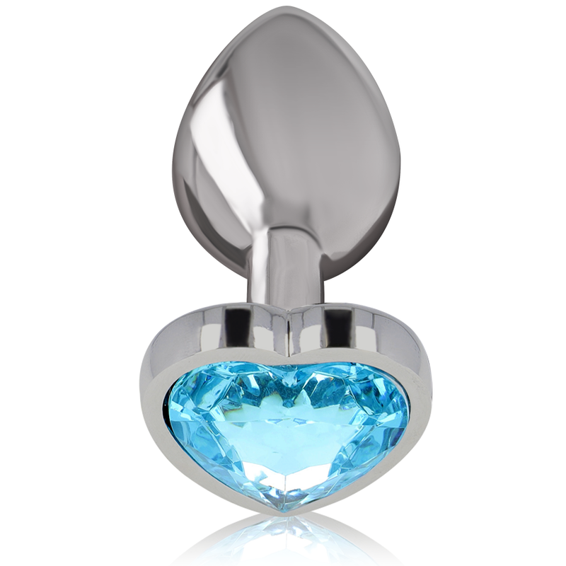 Plug Bijou en Aluminium - Base Cœur Brillante - Intense