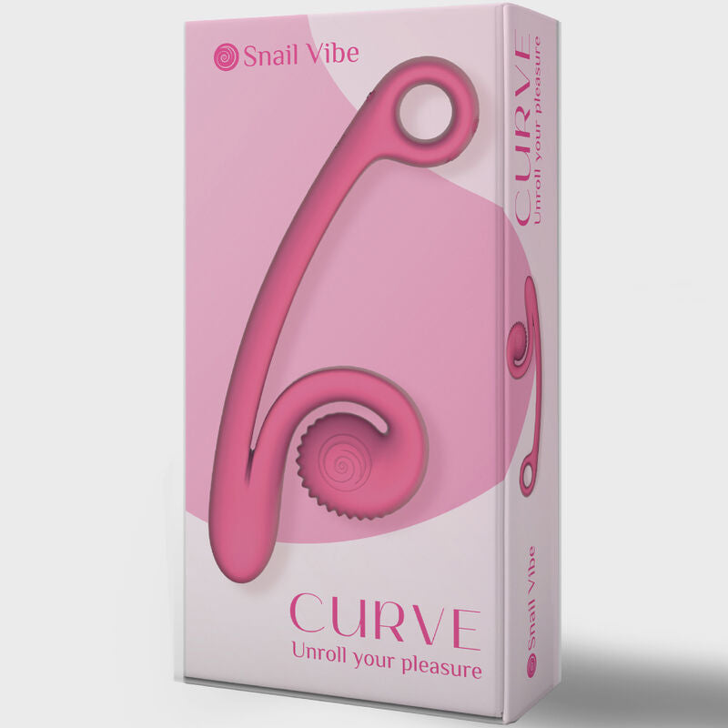 Vibromasseur Courbe Snail Vibe Double Stimulation Rotatif Rechargeable - Snail Vibe