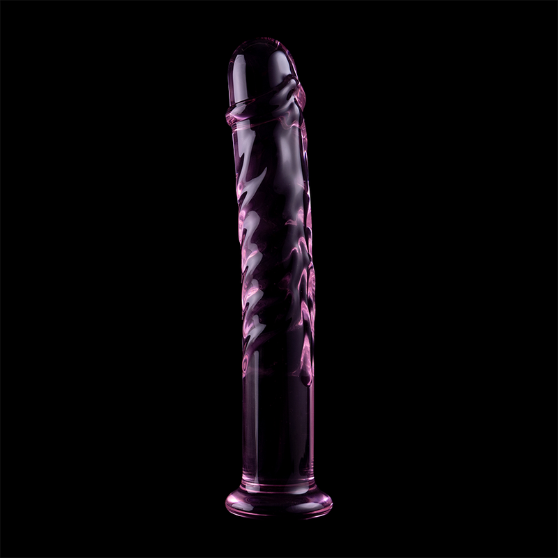 Gode en Verre Borosilicate Modèle 16 Rose 18,5 cm Thermosensible - Nebula Series By Ibiza