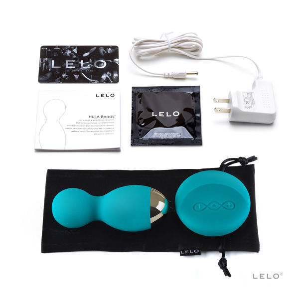 Boules de Geisha Vibrantes Hula Beads Rotatives Connectées - Lelo