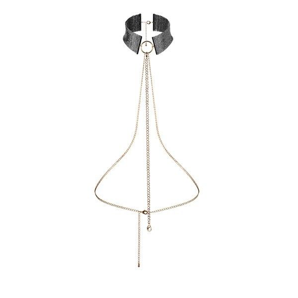 Collier Bondage Métallisé Argent Désir Métallique - Bijoux Indiscrets