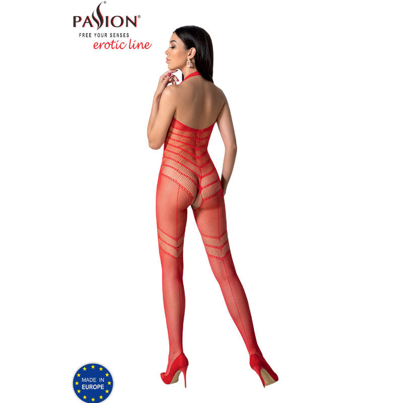 Bodystocking Résille BS100 Dentelle Transparences Taille Unique - Passion Woman