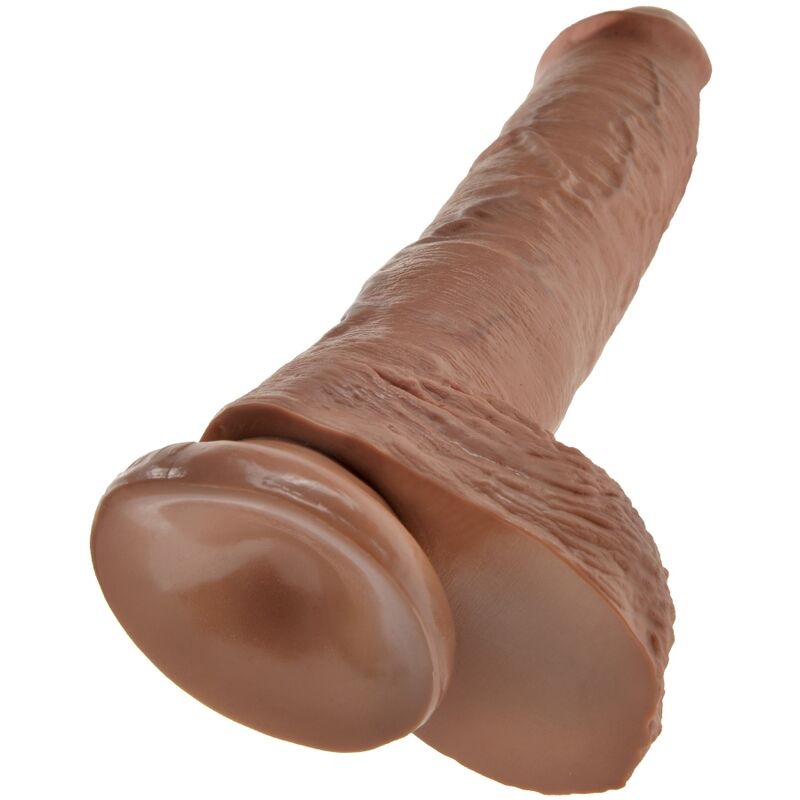 Gode Réaliste avec Testicules Ventouse 5 Tailles - King Cock
