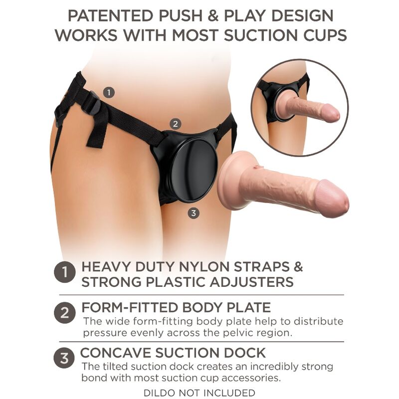 Harnais Gode Ceinture Elite Réglable Débutant - King Cock