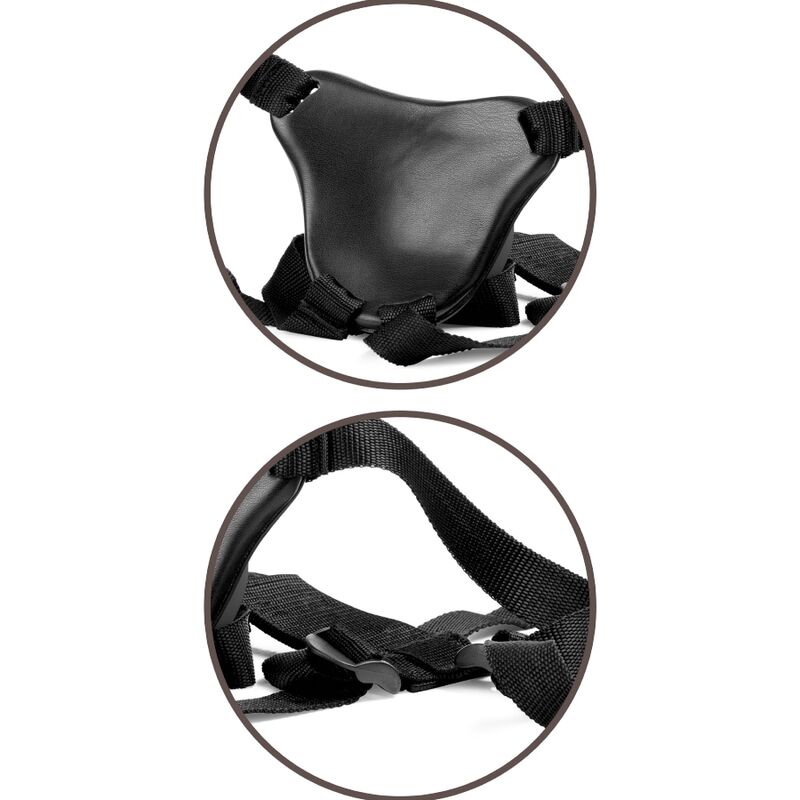 Gode Ceinture Elite Harnais Réglable Réaliste - King Cock
