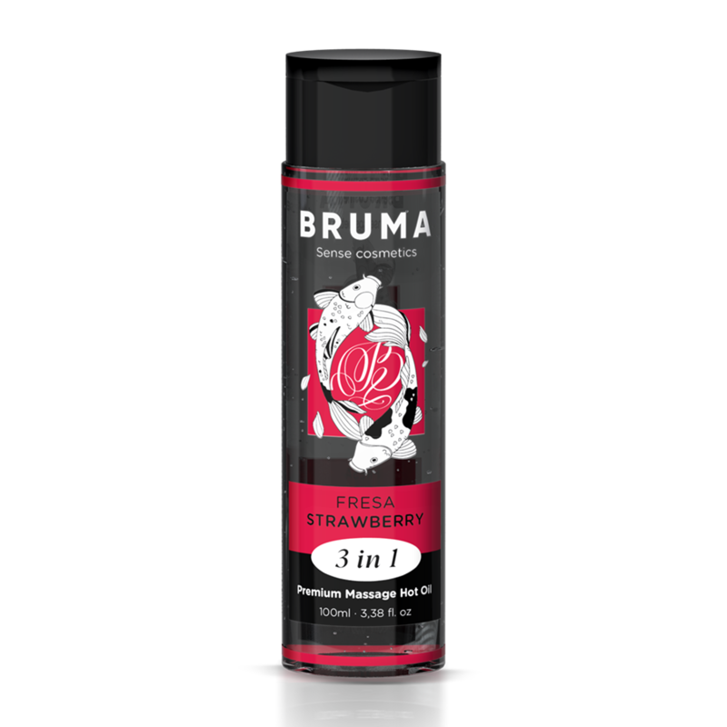 Huile de Massage Chauffante 3 en 1 Comestible 100 ml - Bruma