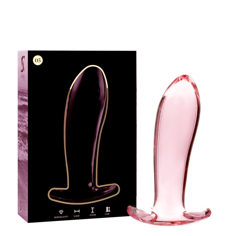 Plug Anal Verre Borosilicate Nebula Modèle 5 Base Large 12,5 cm