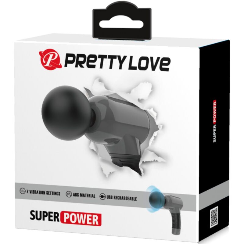 Vibromasseur Wand Magic Gun Rechargeable 7 Fonctions 5 Vitesses - Pretty Love