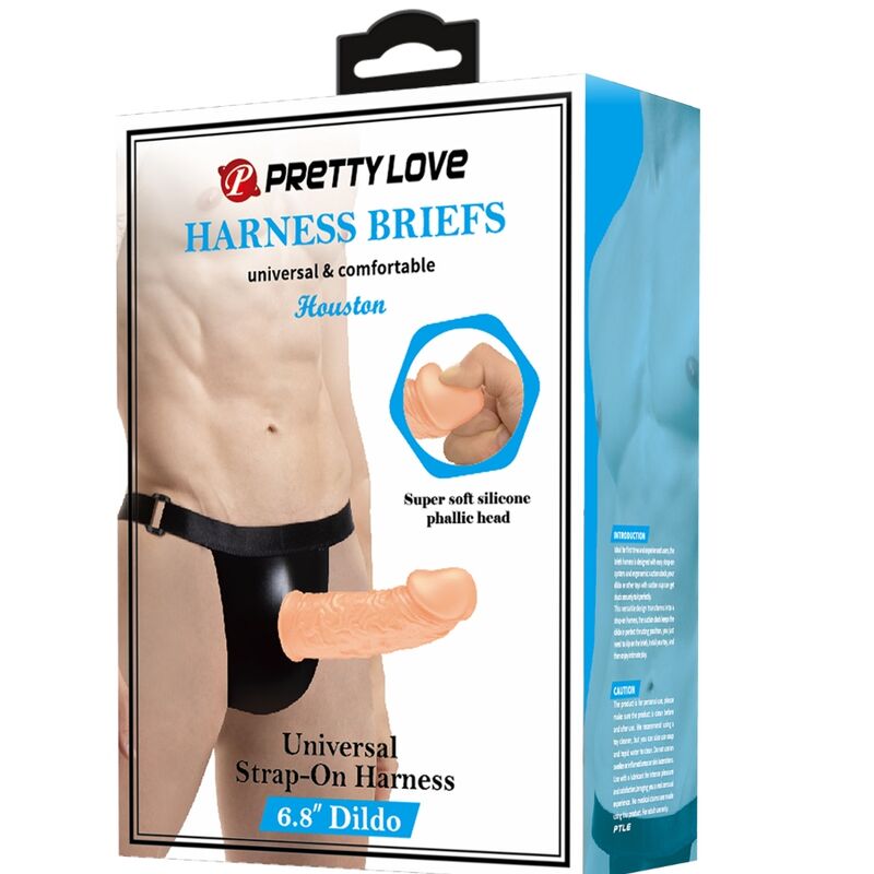 Gode Ceinture Harnais Réglable Gode Silicone Inclus Étanche - Pretty Love