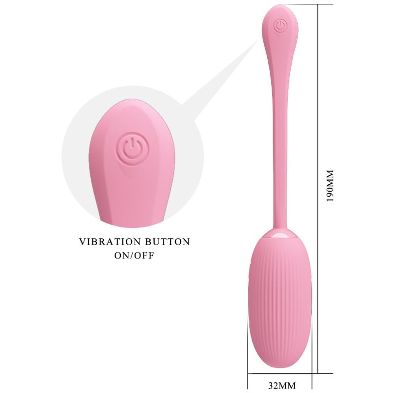 Œuf Vibrant Connecté Doreen Rechargeable Silicone - Pretty Love