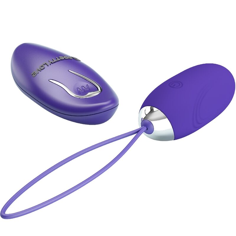 Œuf Vibrant Télécommandé Jenny 12 Vibrations Souple - Pretty Love