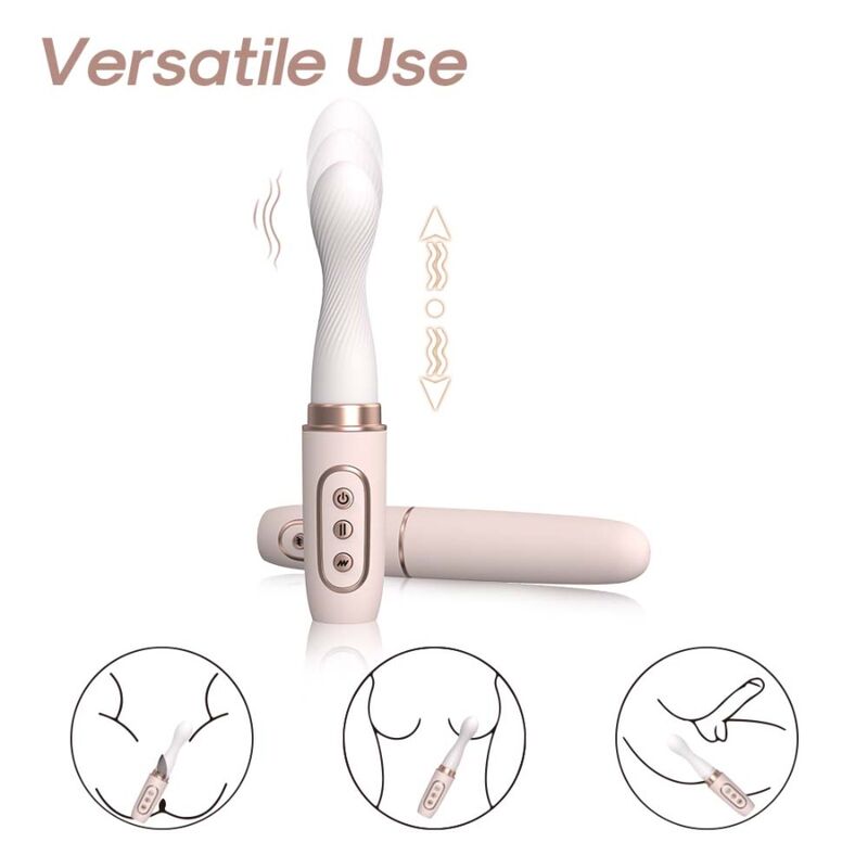 Usages du vibromasseur télescopique d'Armony sur le vagin, les seins et le pénis